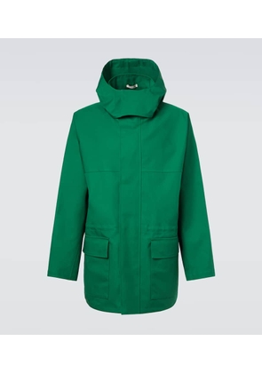 Auralee Hooded cotton gabardine jacket