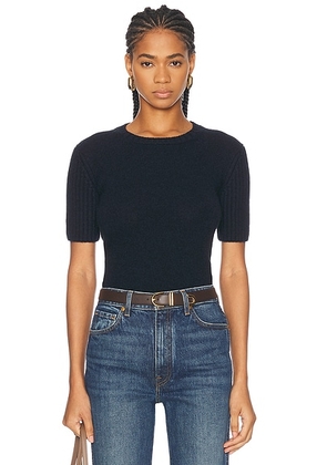 KHAITE Mia Sweater in Midnight Navy - Navy. Size L (also in ).