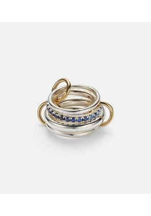 Spinelli Kilcollin Janssen SG 18kt gold and sterling silver ring with sapphires