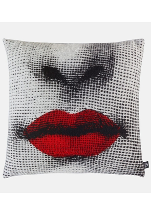 Fornasetti Kiss jacquard cushion