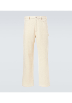 Auralee Wool tweed wide-leg pants