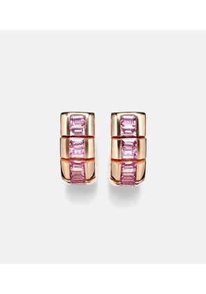 Shay Jewelry 18kt rose gold earrings with sapphires