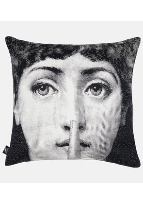 Fornasetti Silenzio cushion