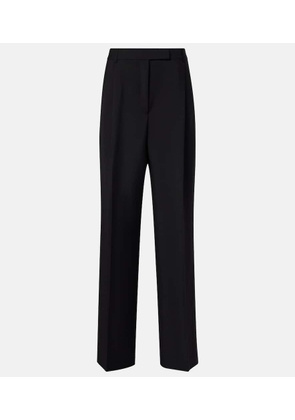Rohe Pleated wool and mohair wide-leg pants