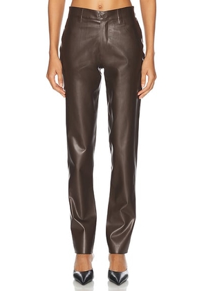 Marni Two Tone Trouser in Moca & Chestnut - Brown. Size 42 (also in 44).