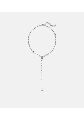 Shay Jewelry Illusion 18kt white gold necklace with diamonds