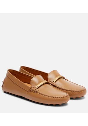 Tod's Gommino embellished leather loafers
