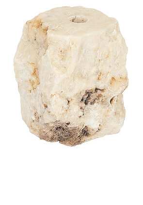 OLIVE ATELIERS Large Onyx Old Soul Candle Stand in Assorted - Beige. Size all.