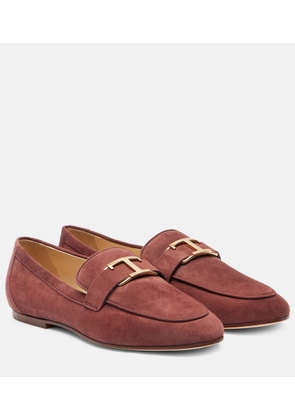 Tod's T Timeless suede loafers