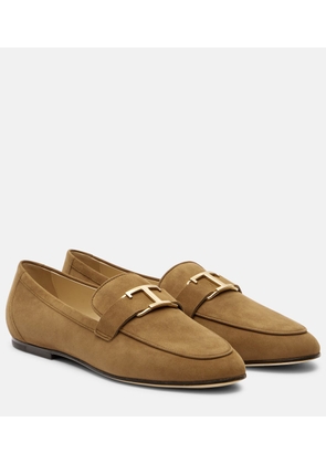 Tod's T Timeless suede loafers