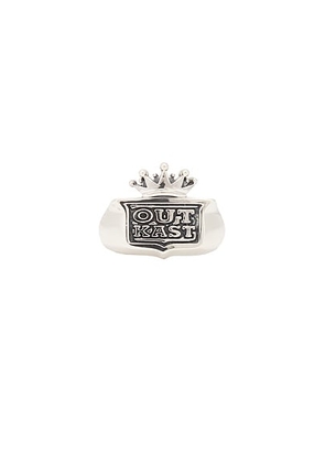 MAPLE x Outkast Logo Signet in Silver 925 - Metallic Silver. Size 10 (also in 11, 7, 9).
