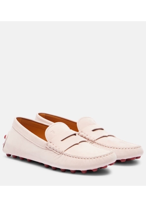 Tod's Gommino Bubble suede driving shoes
