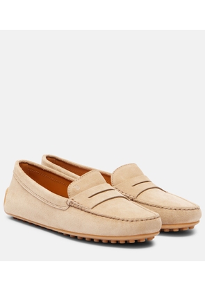 Tod's Gommino Bubble suede driving shoes