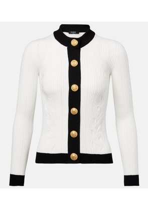 Balmain Cable-knit cardigan