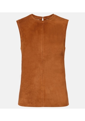 Stouls Miuccia suede top