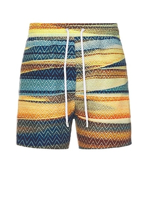 Missoni Swim Short in Multicolor - Blue,Yellow. Size M (also in ).