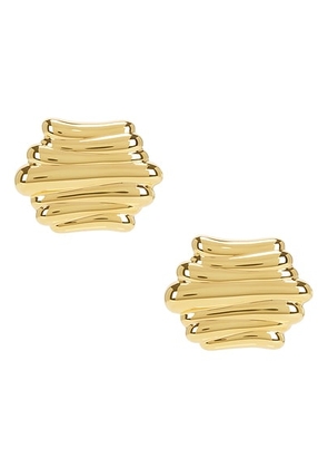 KHAITE Crema Earrings in Gold - Metallic Gold. Size all.