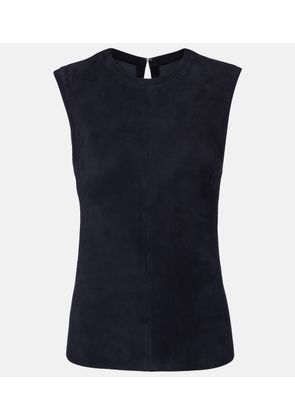 Stouls Miuccia suede top