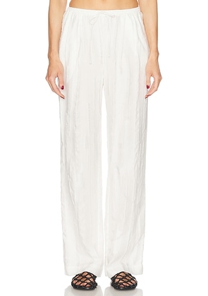 Loulou de Saison Soler Pant in Ivory - Ivory. Size XL (also in ).