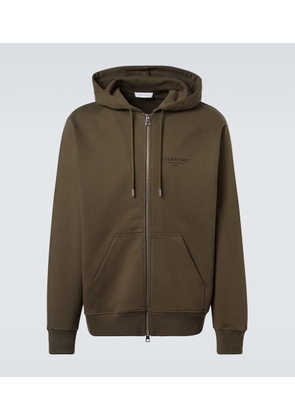 Givenchy Givenchy Stamp cotton fleece hoodie