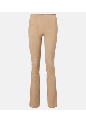 Stouls JP Long suede flared pants