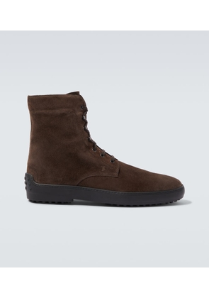 Tod's Suede lace-up boots