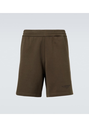 Givenchy Givenchy Stamp cotton Bermuda shorts
