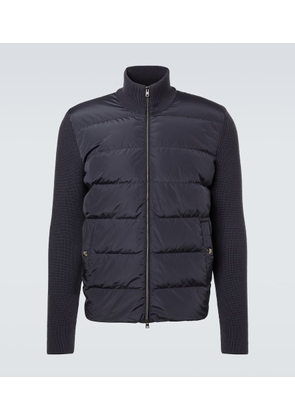 Herno Down-paneled wool jacket