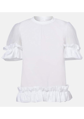 Noir Kei Ninomiya Sheer tulle top