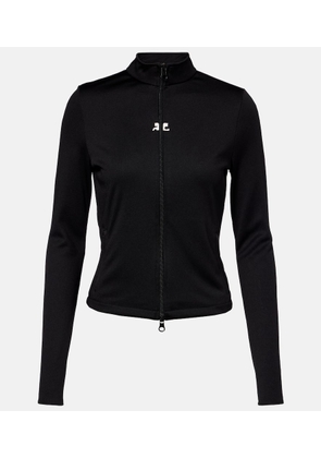 Courreges Interlock jersey track jacket