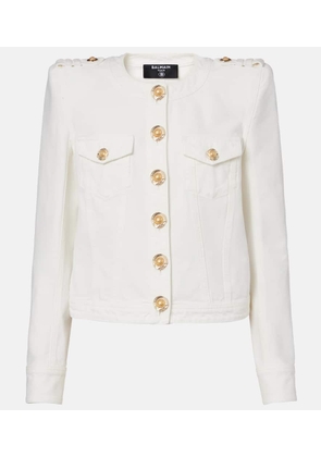 Balmain Cotton canvas jacket