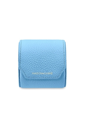 MAISON de SABRÉ Watch Roll Case in Sky Blue - Blue. Size all.