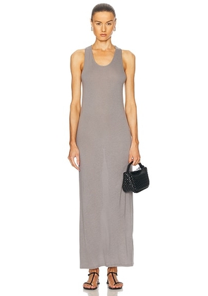 Loulou de Saison Myron Dress in Concrete Grey - Grey. Size M (also in S).