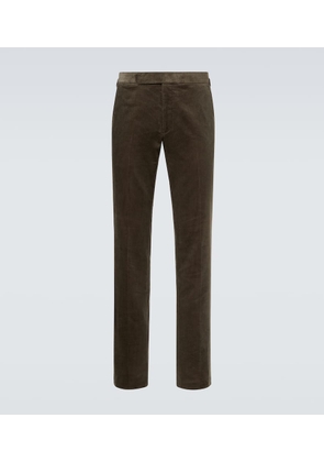 Ralph Lauren Purple Label Cotton corduroy slim pants