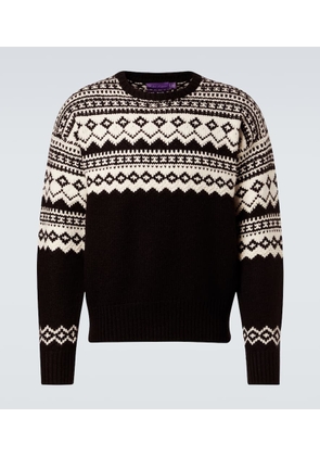 Ralph Lauren Purple Label Intarsia cashmere sweater