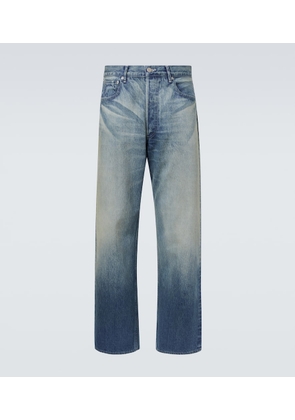 Auralee Faded wide-leg jeans