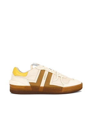 Lanvin Clay Sneakers With Translucid Sole in Ecru & Mastic - Beige. Size 41 (also in ).