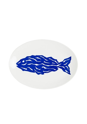 Maison Balzac Le Merou Serving Platter in Blue - Blue. Size all.