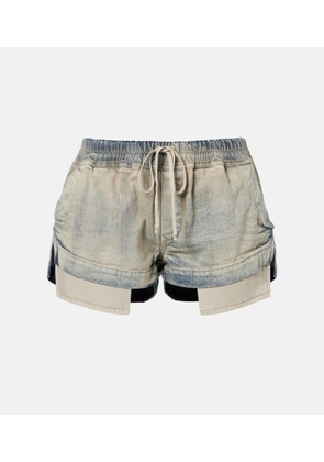 Rick Owens Faded denim shorts