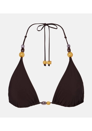 Tory Burch Beaded bikini top