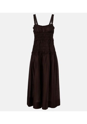Tory Burch Smocked midi dress