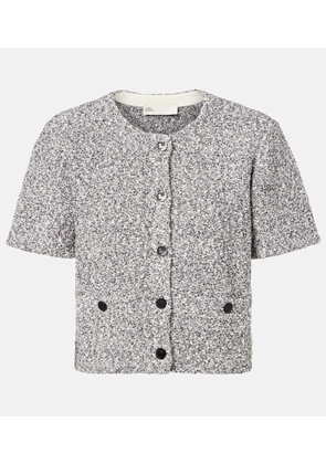 Tory Burch Cropped tweed top