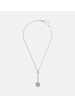 FoundRae Resilience Blossoms Small 18kt gold chain necklace with diamonds