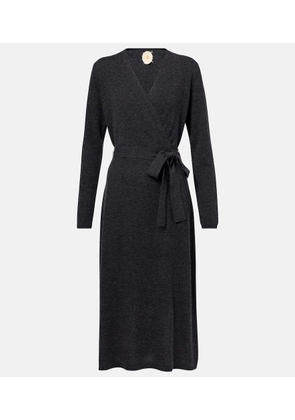 Jardin des Orangers Wool and cashmere wrap dress