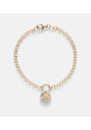 FoundRae Resilience 18kt gold chain bracelet with diamonds