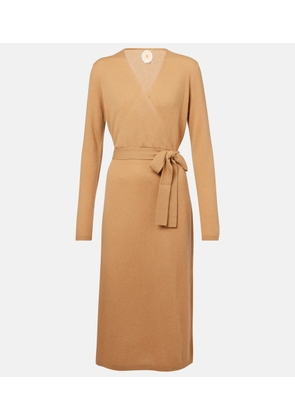 Jardin des Orangers Wool and cashmere wrap dress