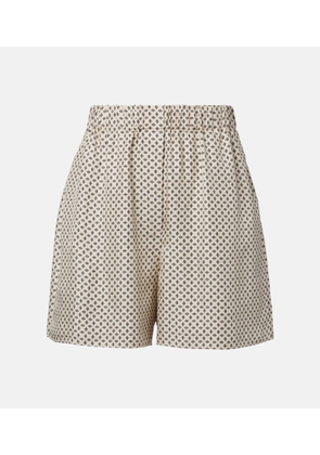 Loro Piana Angelo silk twill Bermuda shorts