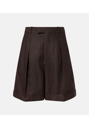 Loro Piana Combray linen Bermuda shorts