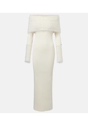 Jean Paul Gaultier Ribbed-knit maxi dress