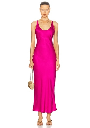 L'AGENCE Akiya Tank Dress in Light Ruby - Pink. Size S (also in ).